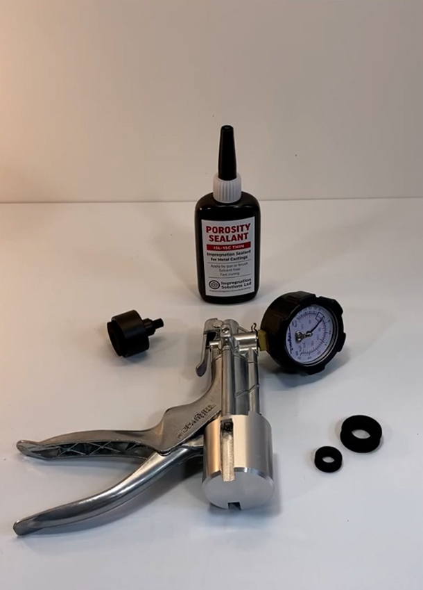 Vacuum Leak Test & Pressure Impregnation Gun